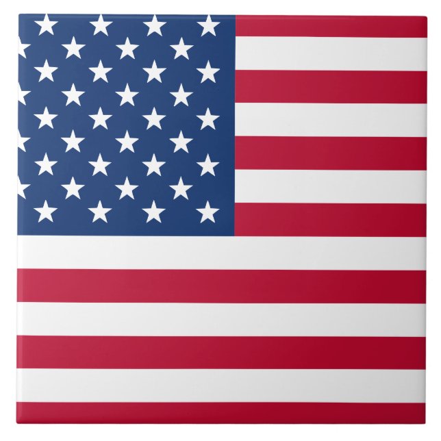 Usa flag tile (Front)