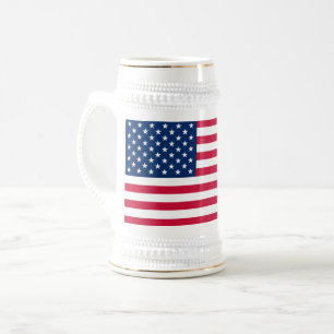 USA Flag - United States of America - Patriotic Beer Stein