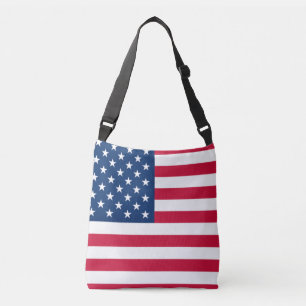 USA Flag - United States of America - Patriotic - Crossbody Bag