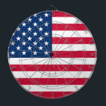 USA Flag - United States of America - Patriotic Dartboard<br><div class="desc">USA - United States of America - Flag - Patriotic - Independence Day - July 4th - Customizable - Choose / Add Your Unique Text / Colour / Image - Make Your Special Gift - Resize and move or remove and add elements / image with customization tool. You can also...</div>