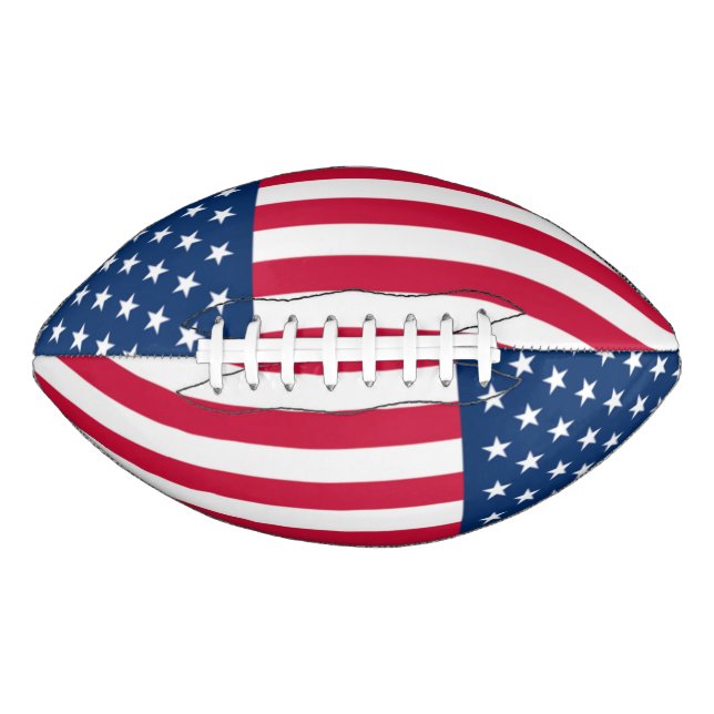 USA Flag - United States of America - Patriotic - Football (Front)