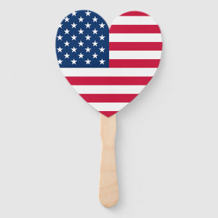USA Flag - United States of America - Patriotic Hand Fan