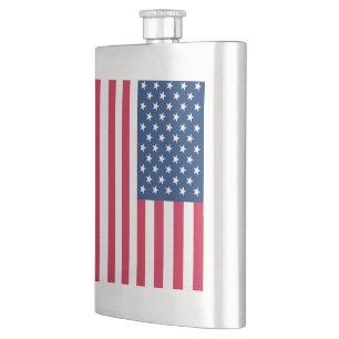 USA Flag - United States of America - Patriotic - Hip Flask