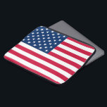 USA Flag - United States of America - Patriotic Laptop Sleeve<br><div class="desc">USA - United States of America - Flag - Patriotic - Independence Day - July 4th - Customizable - Choose / Add Your Unique Text / Colour / Image - Make Your Special Gift - Resize and move or remove and add elements / image with customization tool. You can also...</div>