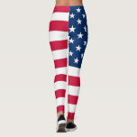 USA Flag - United States of America - Patriotic Leggings<br><div class="desc">USA - United States of America - Flag - Patriotic - independence day - July 4th - Customizable - Choose / Add Your Unique Text / Colour / Image - Make Your Special Gift - Resize and move or remove and add elements / image with customization tool. You can also...</div>