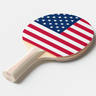 USA Flag - United States of America - Patriotic Ping Pong Paddle