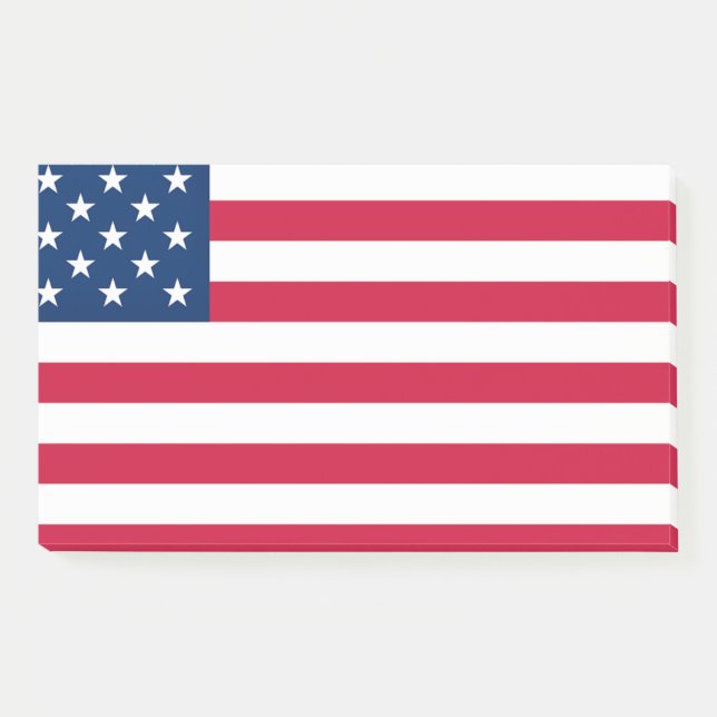 USA Flag - United States of America - Patriotic Post-it Notes (Front)