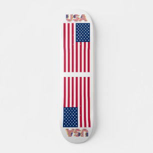 USA Flag - United States of America - Patriotic Skateboard