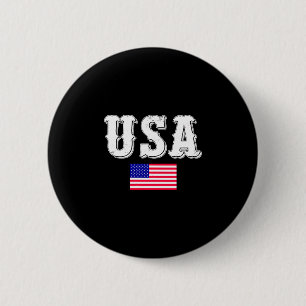 Usa Flag-Usa-Flag-America-American-American Flag 2 Inch Round Button