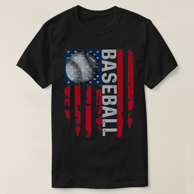 USA Flag Vintage  Dad Mom Tee  (Design Front)