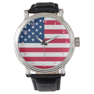 Usa Flag Watch Patriotic