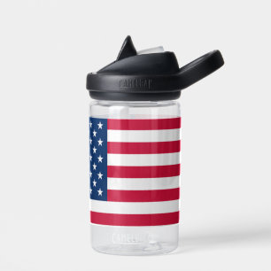 USA Flag Water Bottle United States of America