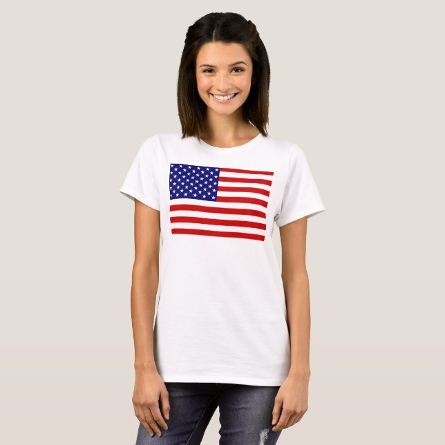 USA Flag wct T-Shirt (Front Full)