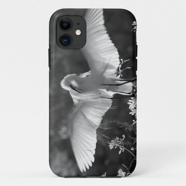 USA, Florida, Great Egret (Ardea alba) infrared 2 Case-Mate iPhone Case (Back)