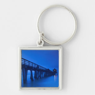 USA, Florida, Gulf Coast, Naples, Naples Pier Keychain