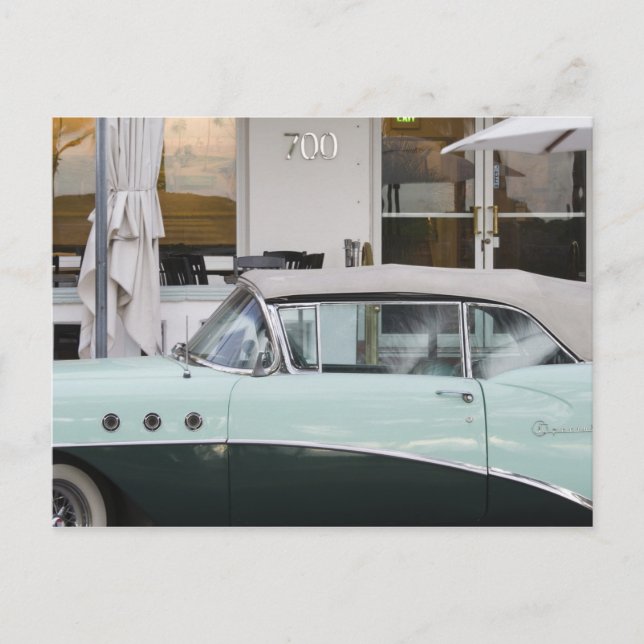 USA, Florida, Miami Beach: South Beach, 1956 Postcard (Front)