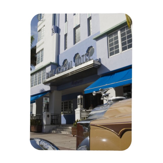 USA, Florida, Miami Beach: South Beach, Art Deco Magnet (Vertical)
