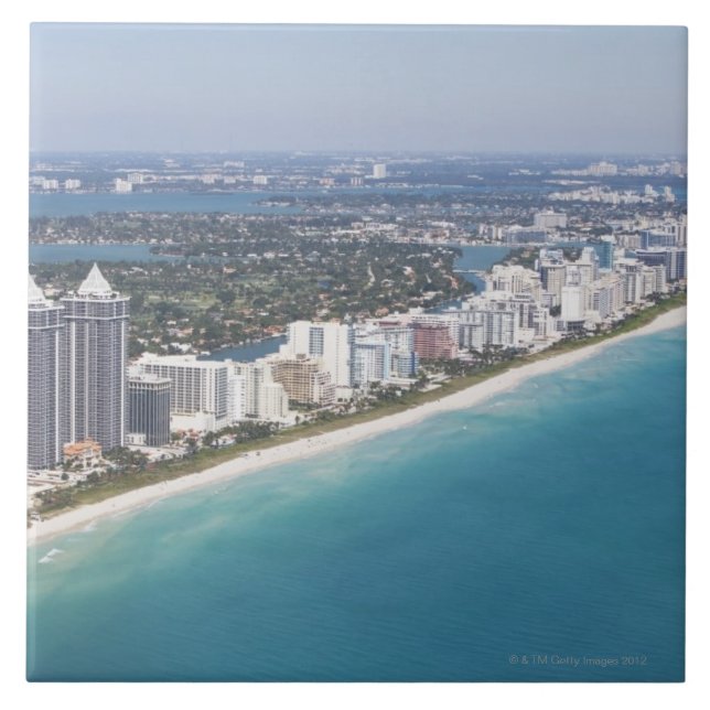 USA, Florida, Miami, Cityscape with beach Tile (Front)