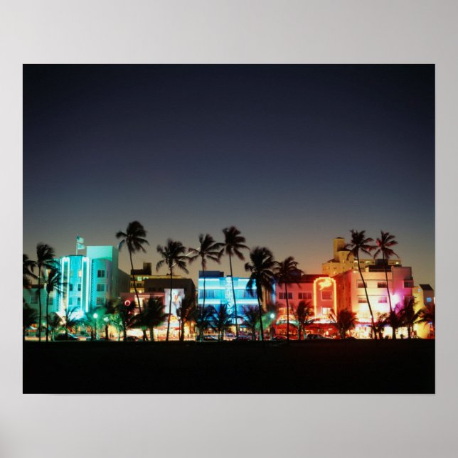 USA, Floride, Miami Beach, Ocean Drive, Art Déco (Devant)