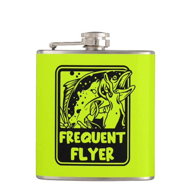USA Fly Fishing Hip Flask (Front)