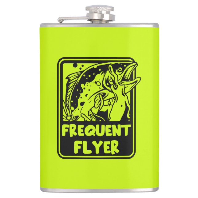 USA Fly Fishing Hip Flask (Front)
