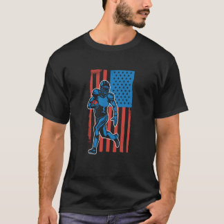 USA Football Soccer Player T-Shirt