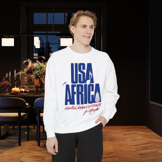 USA For Africa Remake of iconic 80s Sweatshirt