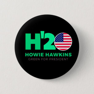 USA for Howie Hawkins 2020 2 Inch Round Button
