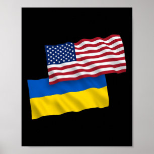 Usa For Ukraine - Ukraine Strong Clothing  Poster