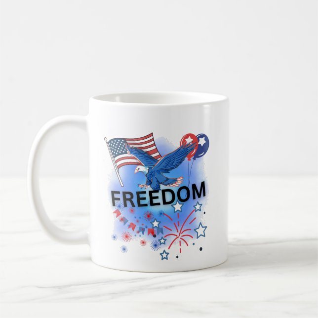 USA Freedom Coffee Mug (Left)