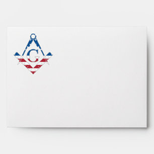 USA Freemasonic symbol Envelopes
