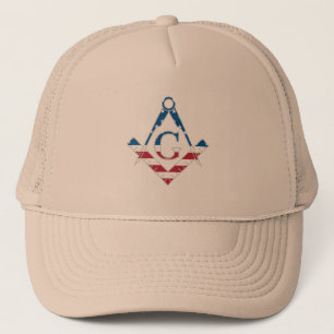 USA Freemasonic symbol Trucker Hat