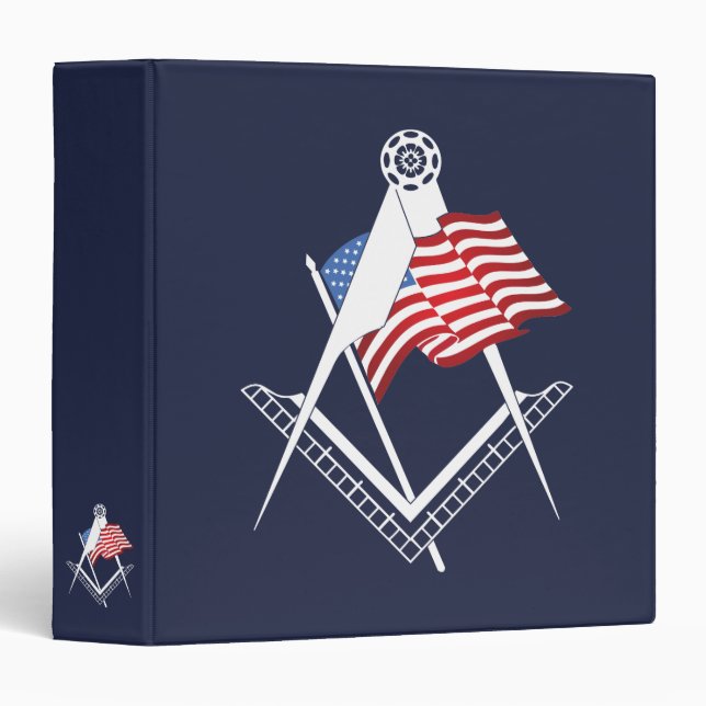 USA freemasonry symbol Binder (Front/Spine)