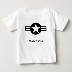 USA Game On black Baby T-Shirt