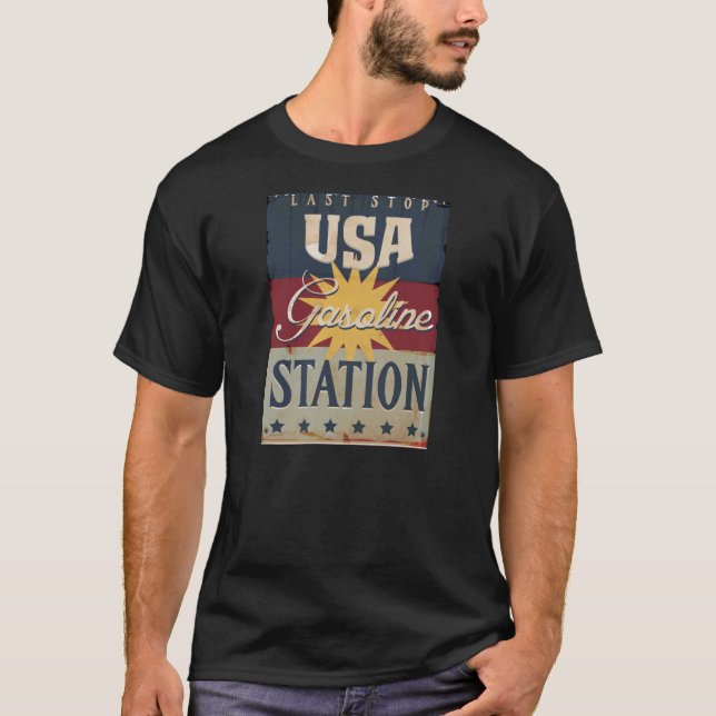 usa gas station T-Shirt (Front)