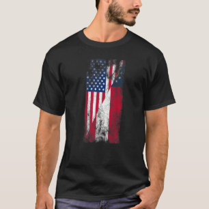 Usa Georgia Flags  United States Of America Georgi T-Shirt