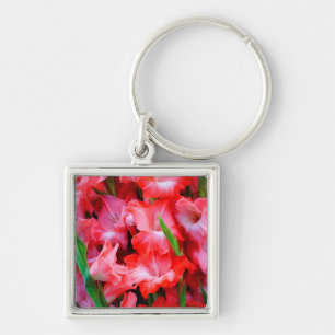 USA, Georgia, Savannah, Bouquet Of Gladiolus Keychain
