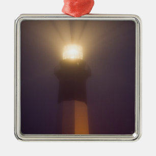 USA; Georgia; Savannah.  Tybee Island Lighthouse Metal Ornament