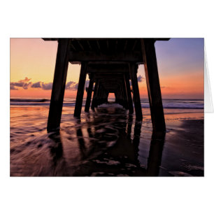 USA, Georgia, Tybee Island, Pier At Tybee Island