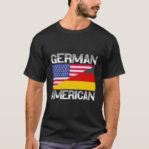Usa Germany Flag German American Von Steuben Day T-Shirt