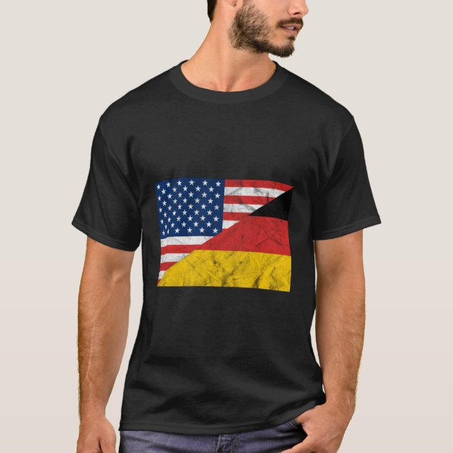 Usa Gery Student Exchange T-Shirt (Front)
