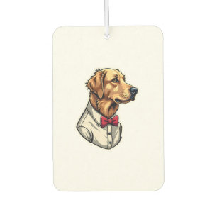 USA Golden Retriever Vintage Patriotic Dog Shirt 4 Air Freshener