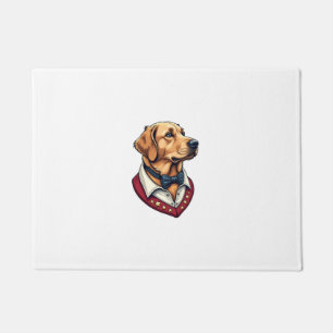 USA Golden Retriever Vintage Patriotic Dog Shirt Doormat
