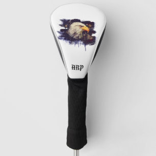 *~* USA Golf Head Cover Patiotic Eagle Flag