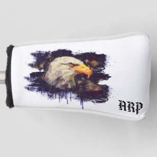 *~* USA Golf Putter Cover Patriotic Eagle Flag