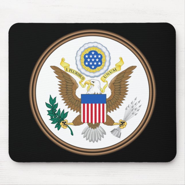 usa great seal mouse pad (Front)