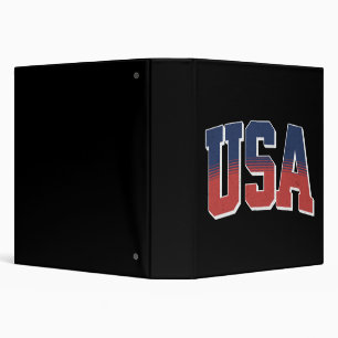 USA grunge text design Binder