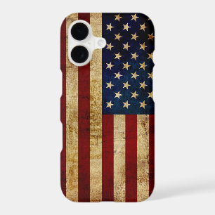 USA / Grunged flag