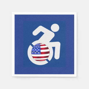 USA Handicapped Napkin