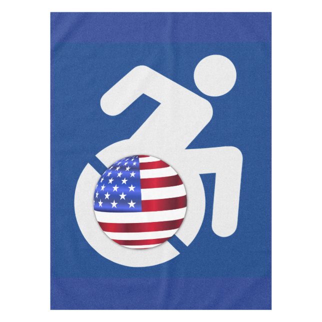 USA Handicapped Tablecloth (Front)